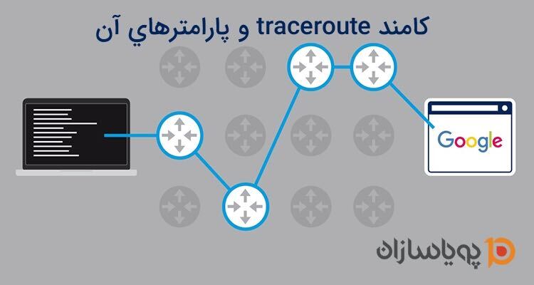 دستور traceroute