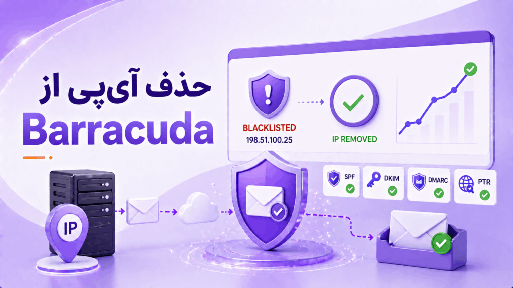 آموزش حذف آی پی از لیست سیاه Barracuda