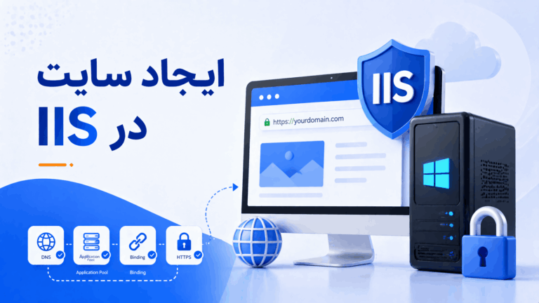 آموزش ایجاد وب‌سایت به صورت دستی در IIS ویندوز سرور