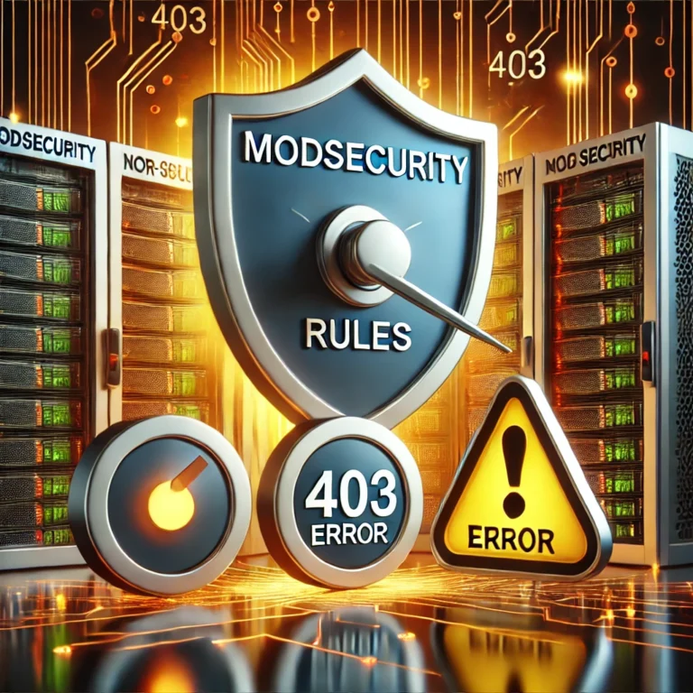 چگونه قوانین ModSecurity را که باعث خطاهای 403 می شوند غیرفعال کنیم?