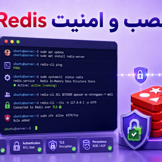 آموزش نصب و امن‌سازی Redis در اوبونتو؛ راهنمای کامل برای سرورهای لینوکسی