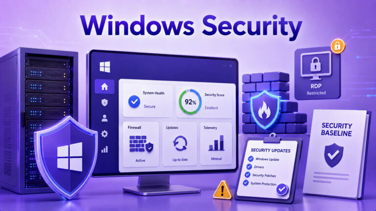 امنیت Windows Server؛ چک‌لیست کامل Hardening ویندوز سرور